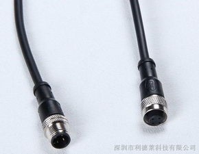 供應m12連接器 m12航空連接器 如圖 帶led連接器廠家批發(fā)